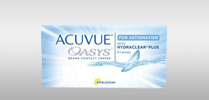 Packshot du produit ACUVUE® OASYS for ASTIGMATISM 